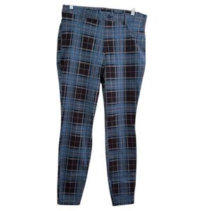 Time and Tru Women’s Large 12-14 Plaid Pull On Elastic Waist Pants